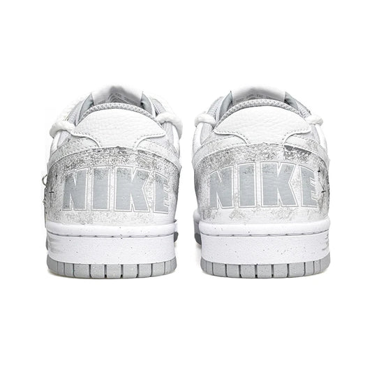 Custom Sneakers Nike Dunk Low "Wao" Special Gift Bag Edition High Street Deconstructed Hand-Painted Oriental Gradient for Men