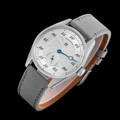 Sugess Watch of Men Automatic Mechanical Wristwatches ST1721 Movement Luminous Simple Fashion Clock Waterproof Glass S451 New