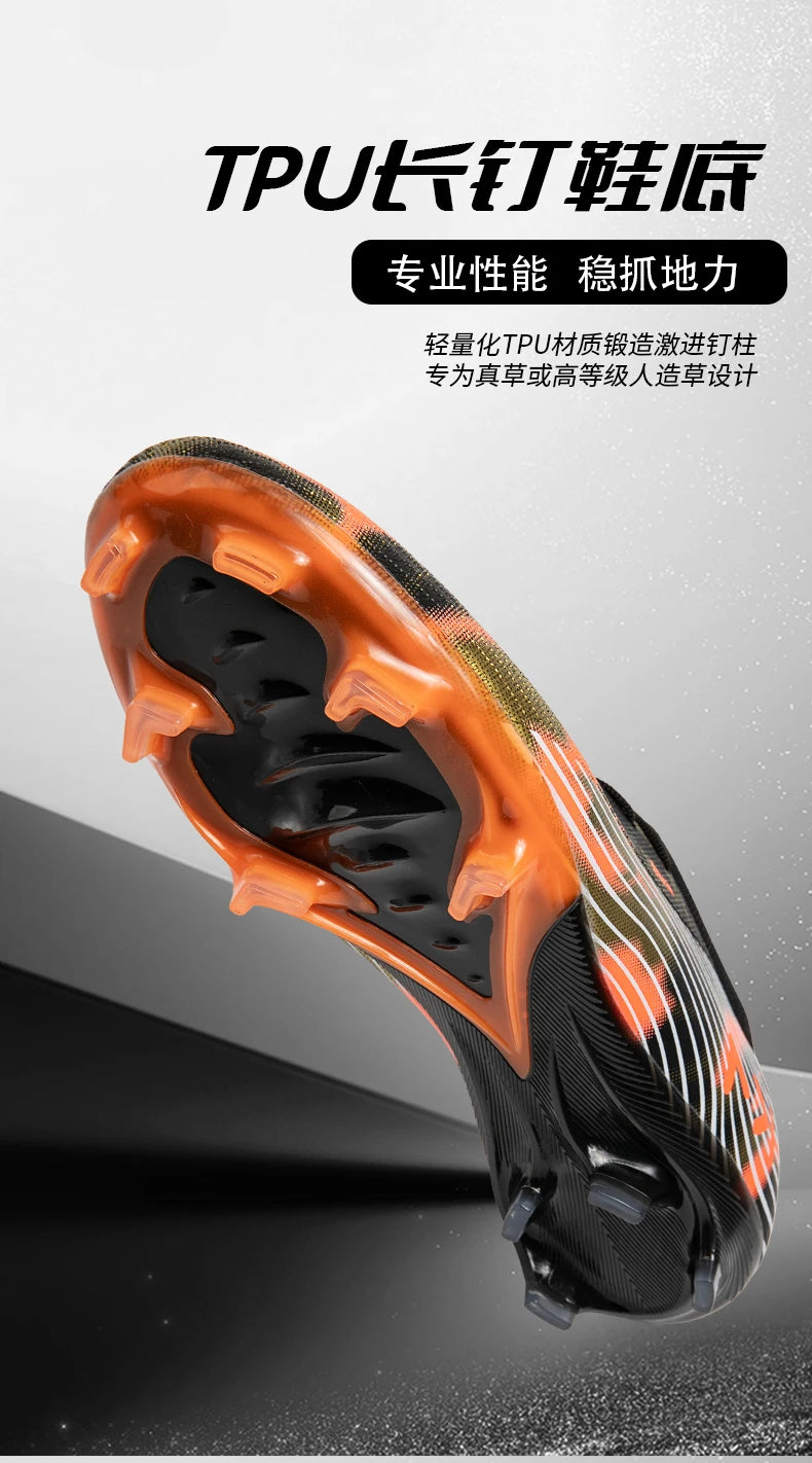 Scarpe da calcio professionali da uomo, resistenti e confortevoli, per allenamento, ultraleggere, di alta qualità, per partita