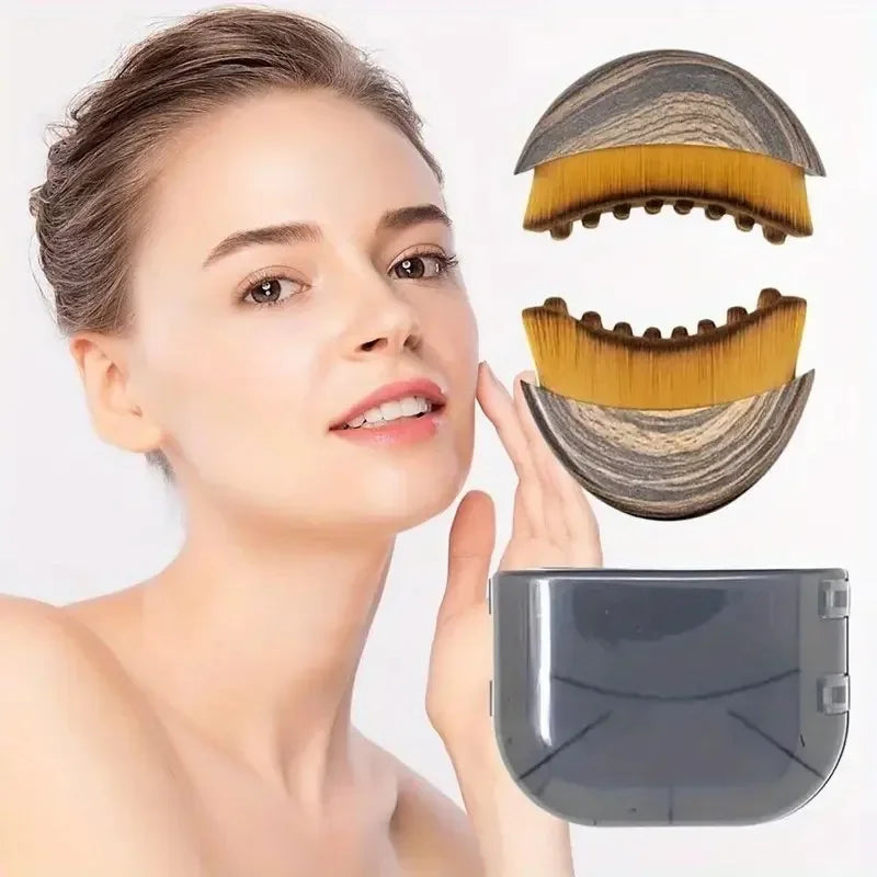 Lymphatic Contour Face Brush, Chin & Jawline Sculpting, Drainage Massager for Face, Ergonomically Designed to Fit The Skin Precisely