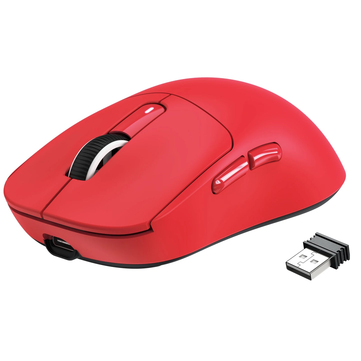 Ratón gaming inalámbrico ATTACK SHARK X3, ratón ergonómico para PC de 49g, tres modos, sensor óptico PAW3395 de 26K DPI, botones programables