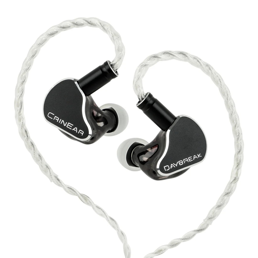 Monitores In-Ear CrinEar Daybreak 1DD+2BA+2MPT Tribrid – Auriculares IEM audiófilos HiFi com fio e tweeters microplanares