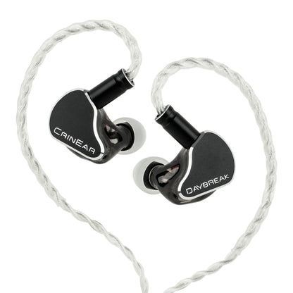 Monitores In-Ear CrinEar Daybreak 1DD+2BA+2MPT Tribrid – Auriculares IEM audiófilos HiFi com fio e tweeters microplanares