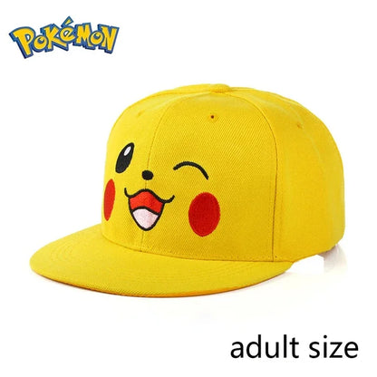 Pokemon Pikachu Baseball Cap Anime Cartoon Figure Cosplay Hat Adjustable Women Men Kids Sports Hip Hop Caps Toys Birthday Gift