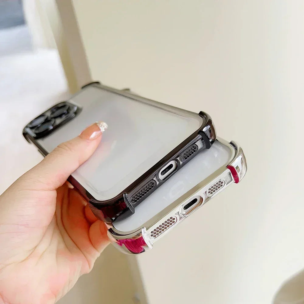 Funda de teléfono FortniteS popular con acabado metalizado para iPhone 17 17e 16e 16 15 14 13 12 11 Pro Max X XR XSMax 7 8 Mini Air Plus anticaídas