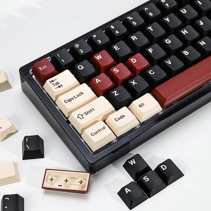 KBDiy GMK Rome Keycap Cherry Profile Double Shot PBT ISO Keycaps For Gamer Mechanical Keyboard Kit Gaming Point Retro Key Cap