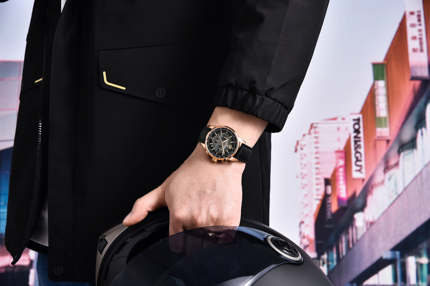 PAGANI DESIGN 2025 New Men Quartz Watches VK63 Fashion Casual 100M Water Resistant Sapphire Glass Stainless Steel Watches