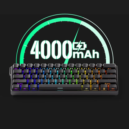 Tastiera gaming meccanica Akko MonsGeek FUN60 Ultra con switch magnetici, 60%, Rapid Trigger 8K HE/TMR, tastiera gamer personalizzata in alluminio