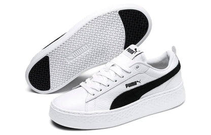 Baskets Puma Smash Platform L, blanc et noir, 366487-12