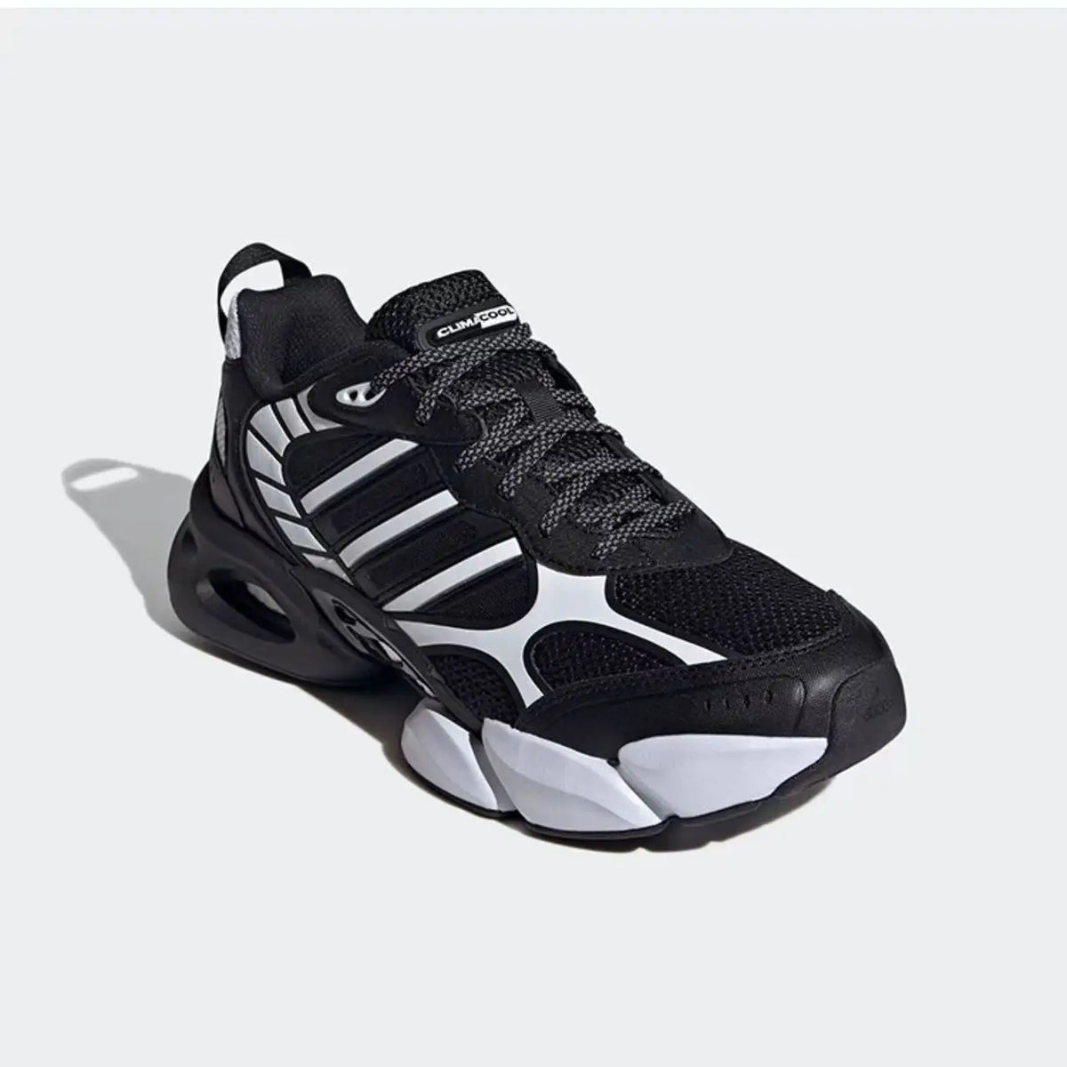 adidas CLIMACOOL VENTO 3.0, chaussures de course à lacets, confortables pour tous les jours, en maille, basses, décontractées, pour les trajets urbains, unisexe, noir, blanc, bleu