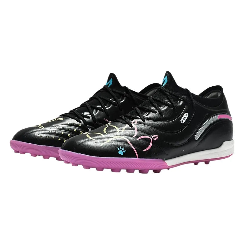Chuteiras de Futebol Kelme para Adulto TF com Pitons Fragmentados, Calçado Profissional para Jogo e Treino, Sapatilhas de Futebol Indoor Antiderrapantes para Jovem