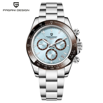 2026 New PAGANI DESIGN Chronograph Luxury Quartz Wrist Watch Automatic Date 100M Waterproof JAPAN VK63 Movement