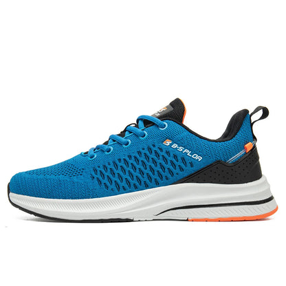 Zapatillas de running ligeras Baasploa para hombre, cómodas zapatillas casuales de diseñador en malla con cordones para hombre, deportivas de exterior y tenis