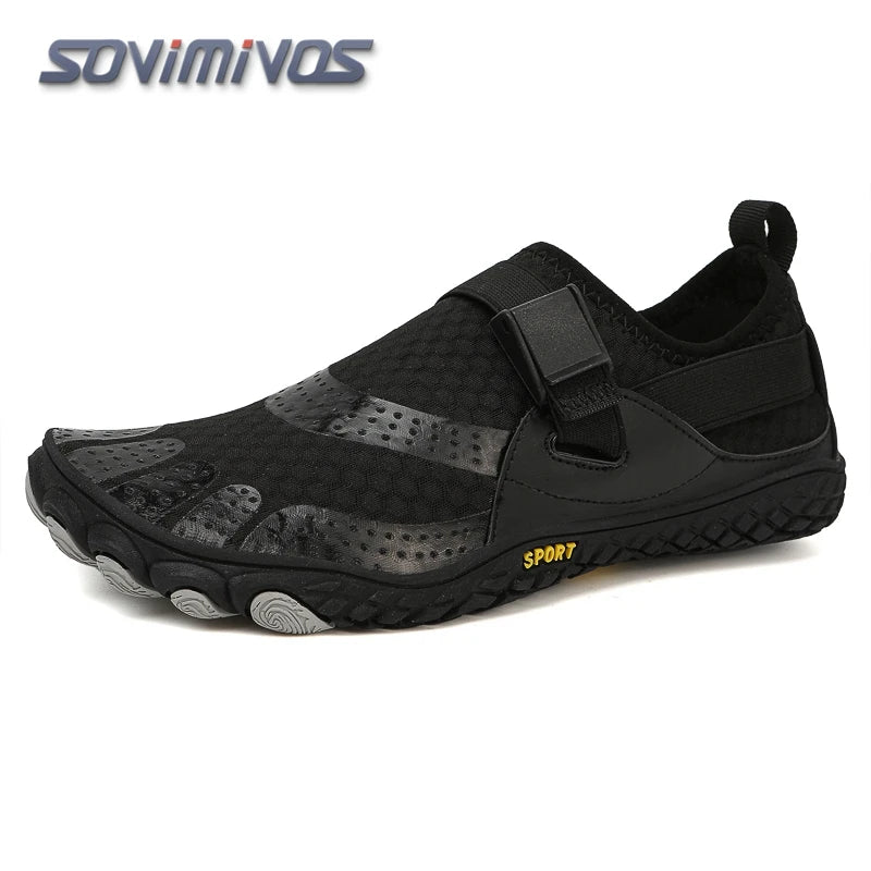 Water Shoes for Men Barefoot Beach Shoes Breathable Sport Shoes Quick Dry River Whtie Sea Aqua Sneakers Soft Beach Sneakers