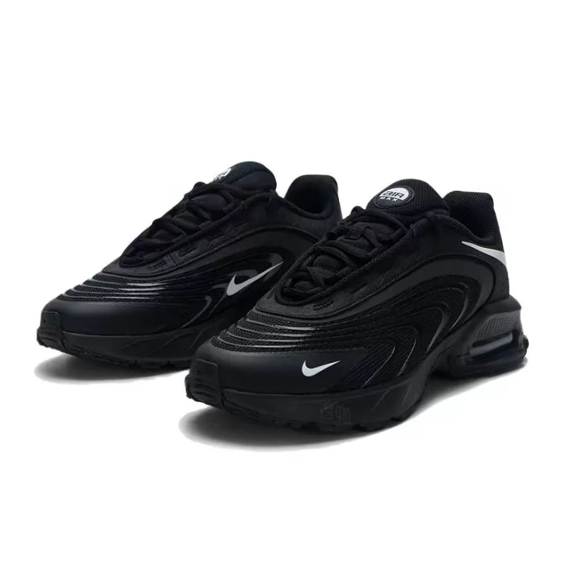 Nike Air Max Fire Comfortable Sports Wearable Lightweight Breathable Low-Top Casual Shoes for Men - Black IO4510-003