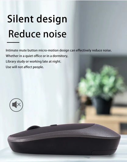Mouse wireless Lenovo USB ricaricabile ergonomico con DPI regolabile, silenzioso, 2.4G Bluetooth ottico elettrico per gaming e ufficio