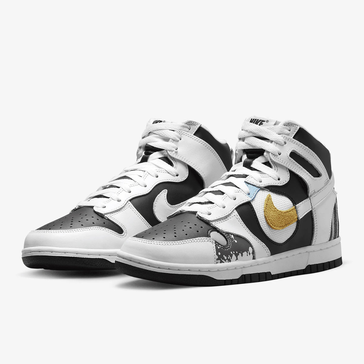 Ténis de basquetebol desportivos almofadados Nike Dunk High LX para mulher, genuínos, DZ7327-001