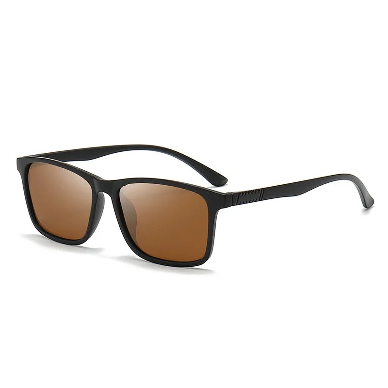 KLASSNUM Sunglasses Man TR Frame Polarized Sunglasses Yellow Driving Sun Glasses Fishing Sports UV400 Shades Classic Eyewear New