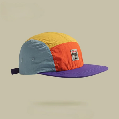 Retro Japanese Style Hip-hop Hats Thin 5 Panel Flat Brimmed Baseball Cap Breathable Quick-drying Sunscreen Hat Unisex