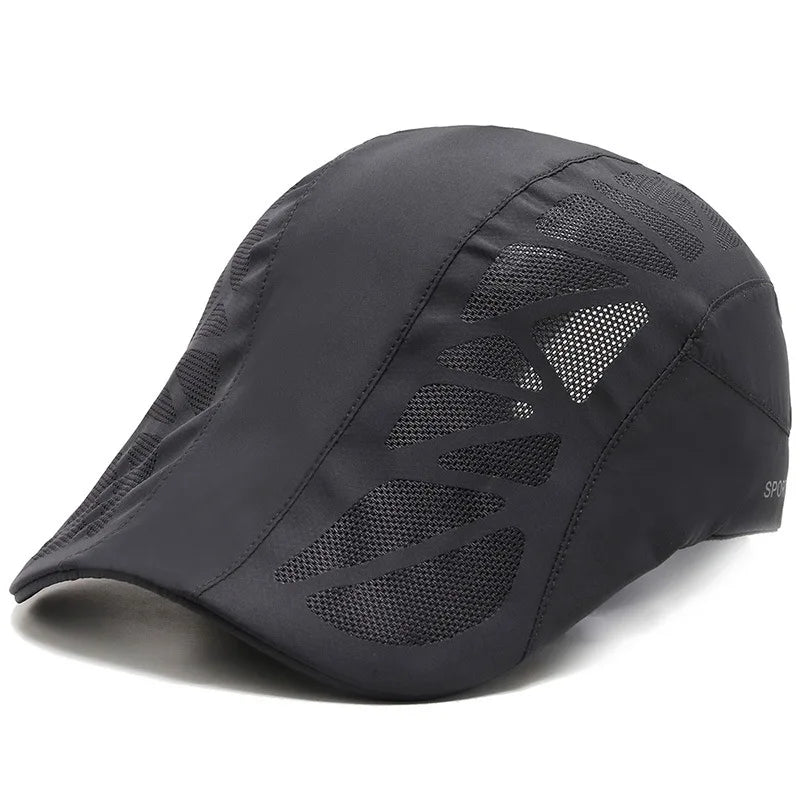 Unisex SPORTS Letter Printed Quick-drying Baseball Cap Sunhats Outdoor Summer Breathable Mesh Sunshade Caps Beret Visor Golf Hat
