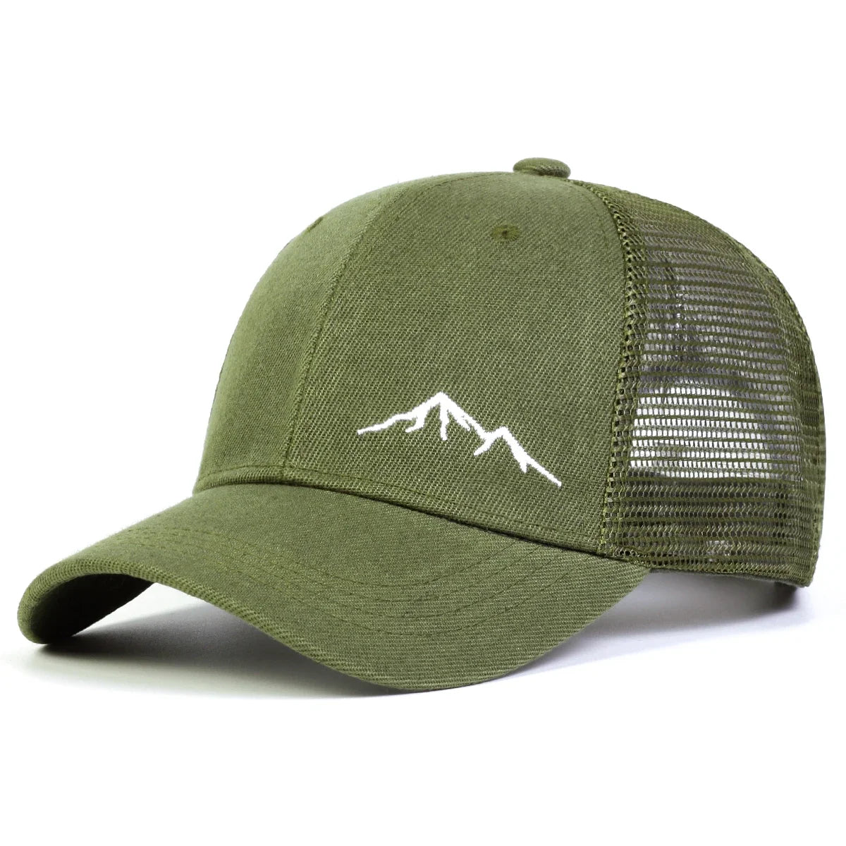 Unisex Minimalist Mountain Embroidery Baseball Net Caps Spring and Summer Outdoor Adjustable Casual Hats Sunscreen Hat