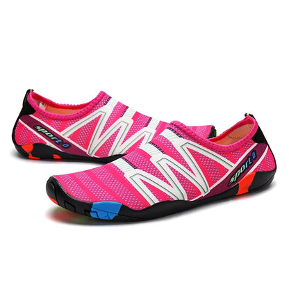 Scarpe da acqua ad asciugatura rapida per spiaggia, unisex, pantofole aqua da nuoto barefoot, scarpe da surf e risalita del fiume, calze outdoor leggere estive