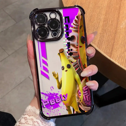 Funda para teléfono Cartoon Games F-Fortnite con revestimiento para Xiaomi 15T 15 14 13 Poco M7 F7 F4 F5 X7 X6 X5 Pro Ultra 4G 5G con airbag anticaídas