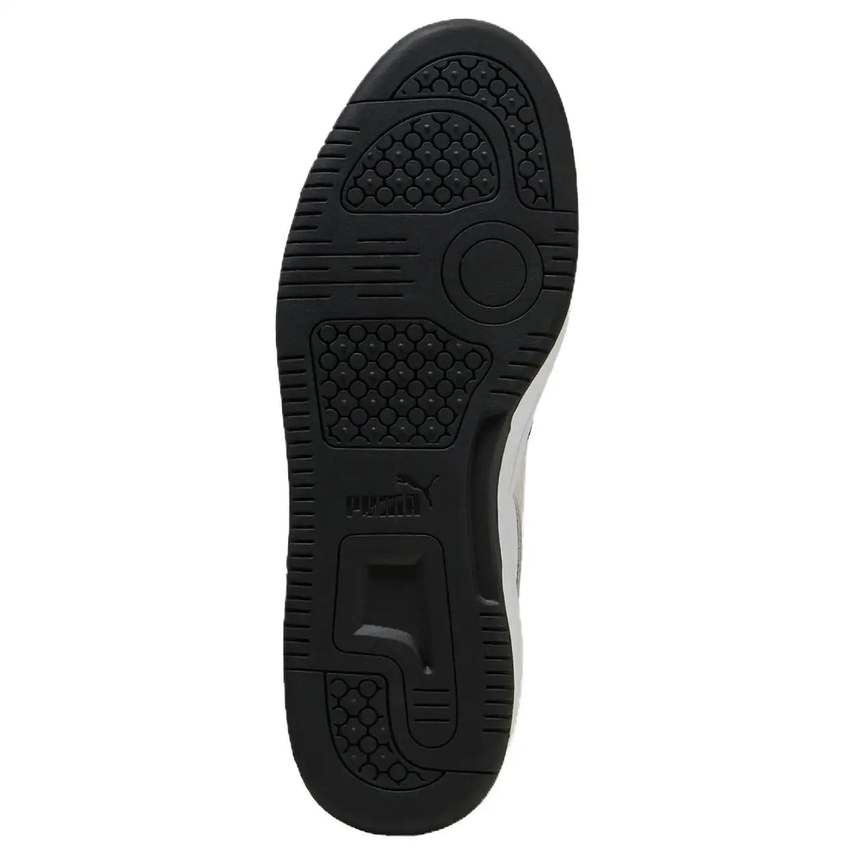 Baskets Puma Rebound V6 Low SD, noir et blanc, 402262-01