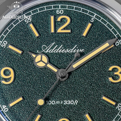 ADDIESDIVE 36mm Orologio da uomo in offerta AD2518, vetro bombato, acciaio inox 316L, impermeabile 100m, al quarzo