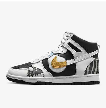 Ténis de basquetebol desportivos almofadados Nike Dunk High LX para mulher, genuínos, DZ7327-001