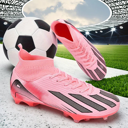 Chuteiras de futebol para homem e rapaz, ultraleves, profissionais, antiderrapantes e confortáveis, para treino e jogo em relva