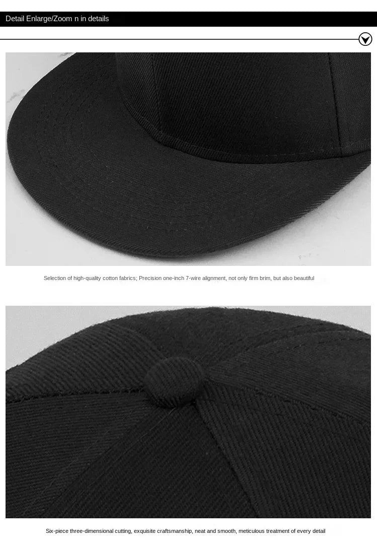Large 64cm Back Closed Skateboard Cap for Men Fitted Baseball Cap XXL Male Big Size Snapback Caps Plain Football Hat 60cm 62cm