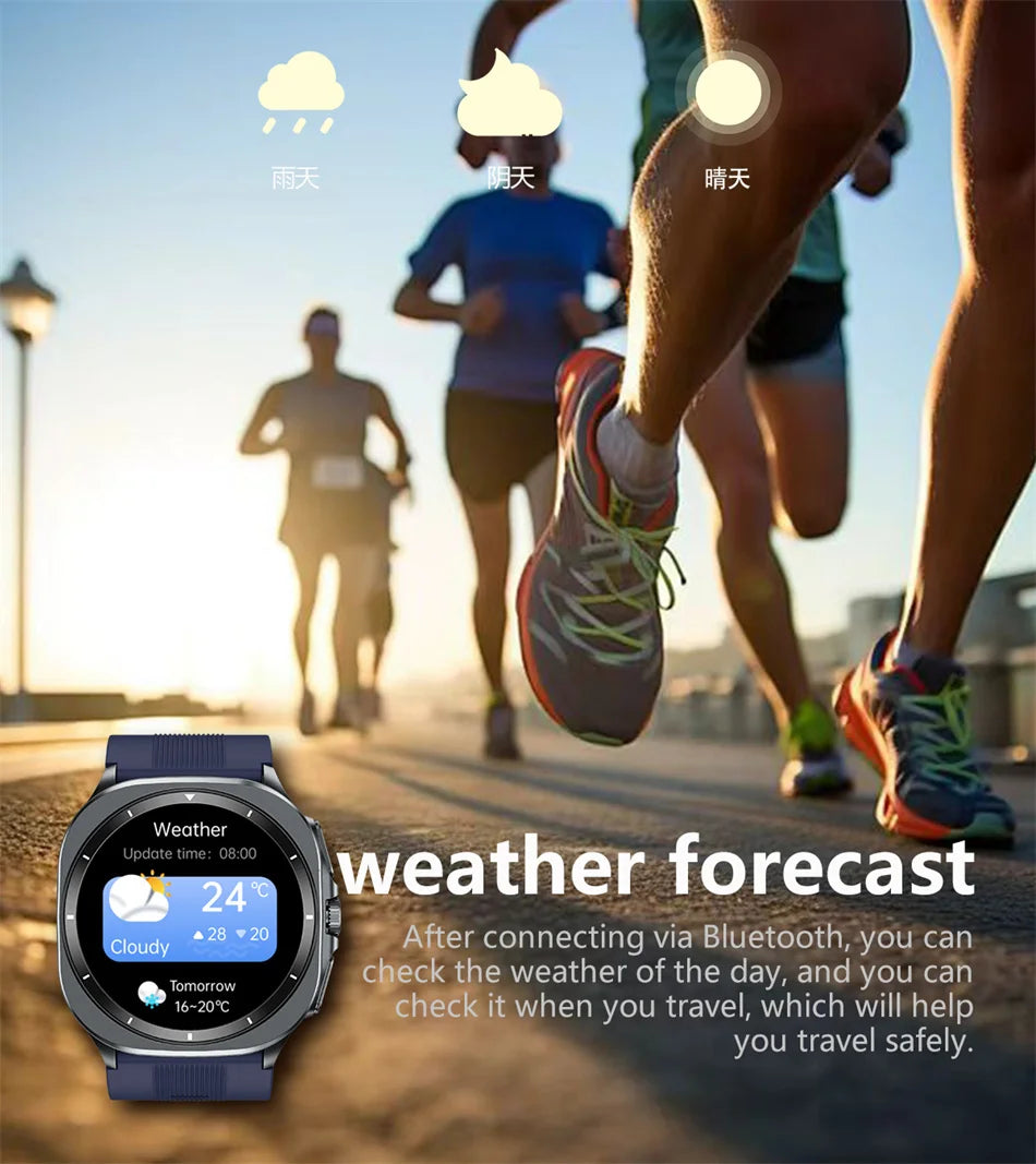 2026 New Health Track Smartwatch Air Pump Airbag True Blood Pressure Health Measure Smart Watch for Men and Women Blood Oxygen BT Call