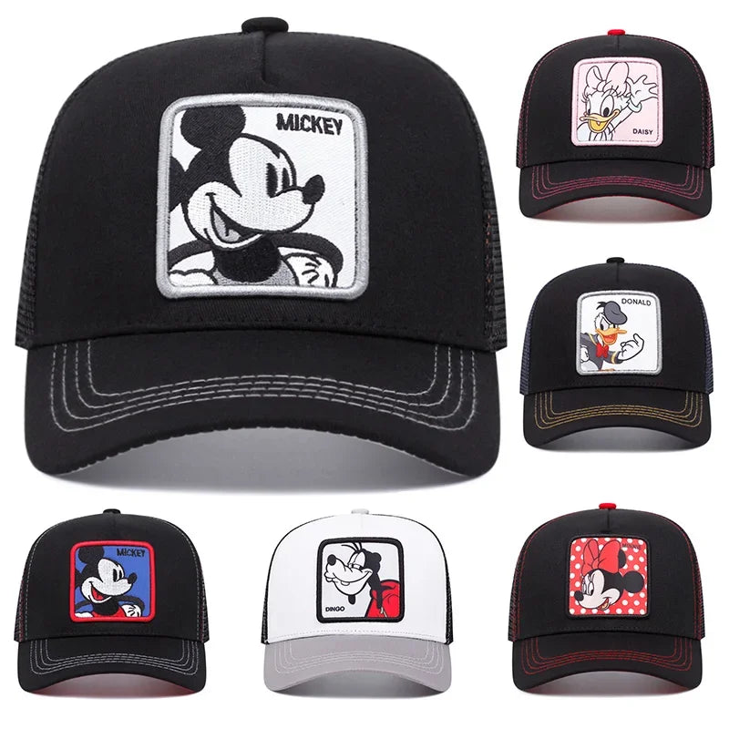 High Quality Brand Anime Cartoon Snapback Cotton Baseball Cap Men Women Hip Hop Dad Mesh Hat Trucker Hat Dropshipping