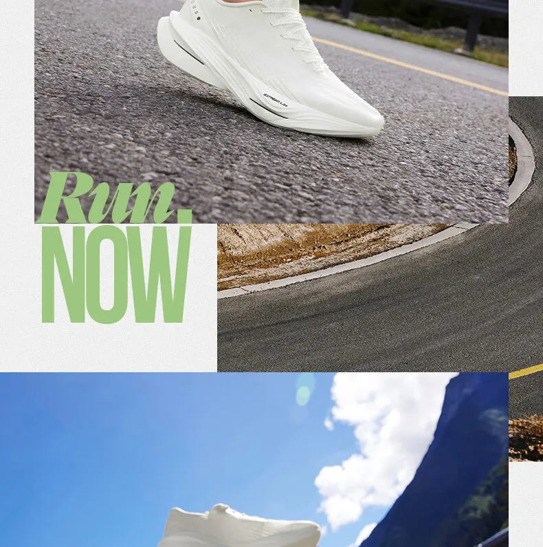Sapatilhas de corrida masculinas 361 Degrees Furious ET com placa de carbono para maratona, reativas, respiráveis e amortecidas 672512216F