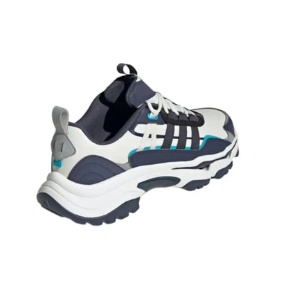 Adidas, chaussures de course basses, modèle Citywalk, tendance, antidérapantes, durables, baskets de style « dad shoes », unisexe, blanches et bleues, JR8331, confortables.