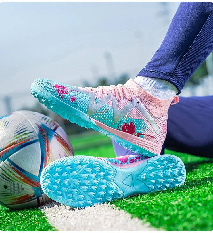 Nuove scarpe da calcio da uomo Society, tacchetti professionali, scarpe da calcio indoor, scarpini veloci da campo, sneaker da ragazzo originali per allenamento