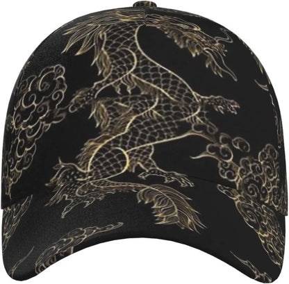Dragon Snapback-Kappe, Herren-Baseballmützen, Herren-Sonnenhut, verstellbare, coole Trucker-Kappe für Damen und Herren