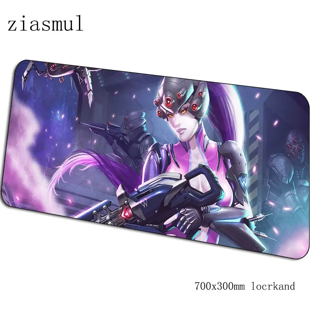 overwatch mouse pad Cartoon Computer mat 700x300x3mm gaming mousepad large Indie Pop padmouse keyboard games pc gamer desk