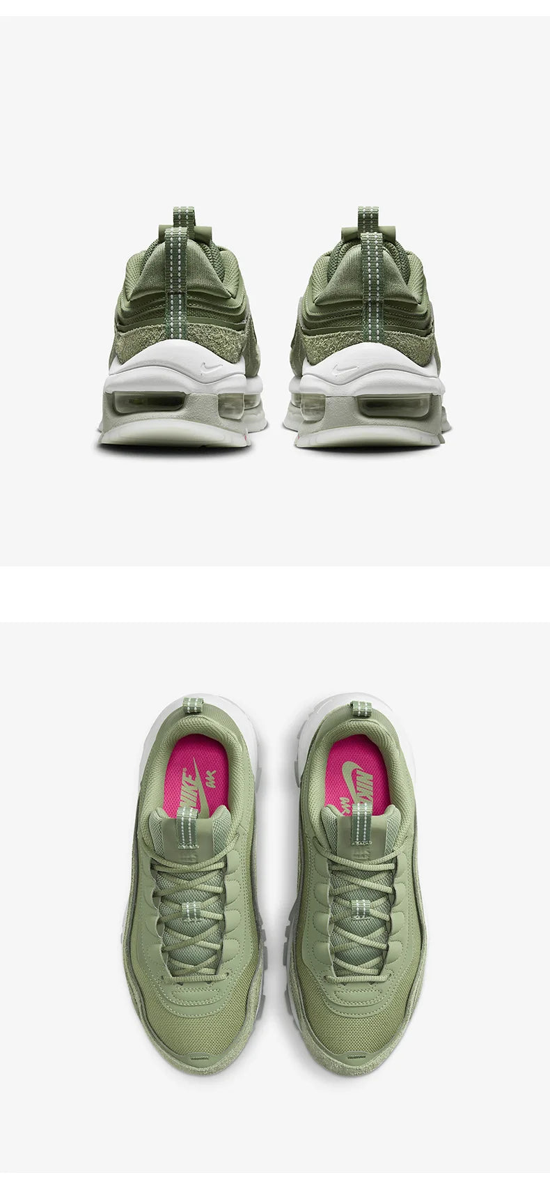 Nike Original Air Max 97 Damen-Laufschuhe mit Luftpolsterung und atmungsaktiver Sohle FB4496-300