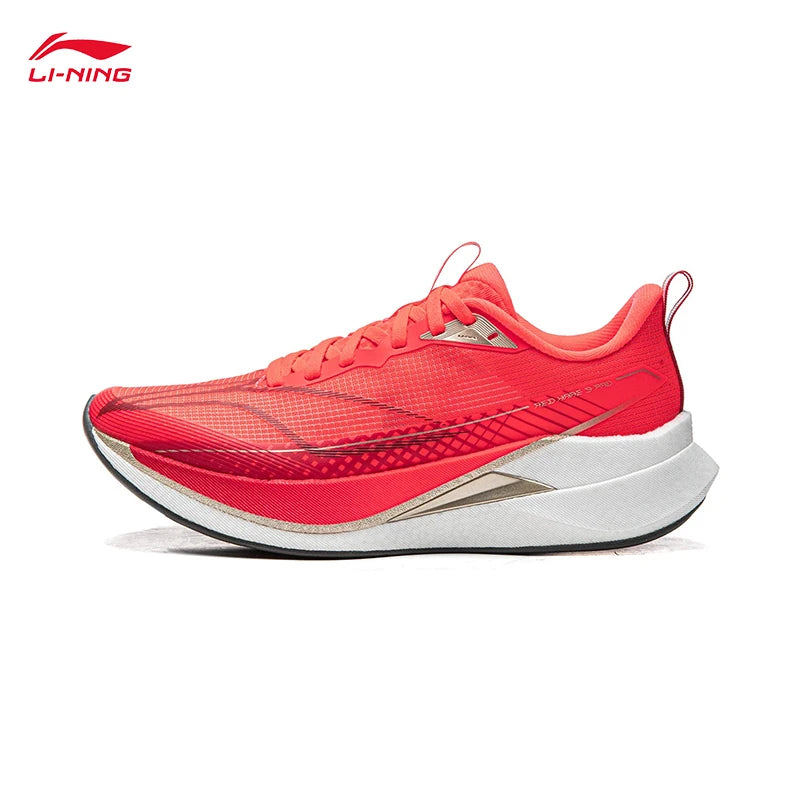 LI-NING RED HARE 9 PRO Men's Running Shoes BOOM FIBER Reflective Lightweight Racing Training Running Shoes ARPW001