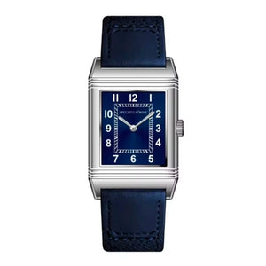 Specht&Söhne Reversible Square Watch Ronda Quartz Movt Stainless Steel Case Sapphire Crystal Flip Design Mens Fashion Wristwatch