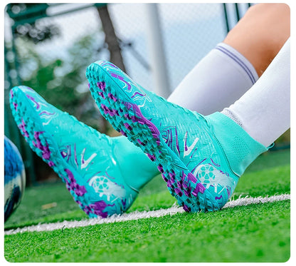 Novas Chuteiras de Futebol Profissionais para Homem, Antiderrapantes, Unissexo, Respiráveis, para Futsal e Desporto, Ultraleves, Drop Shipping
