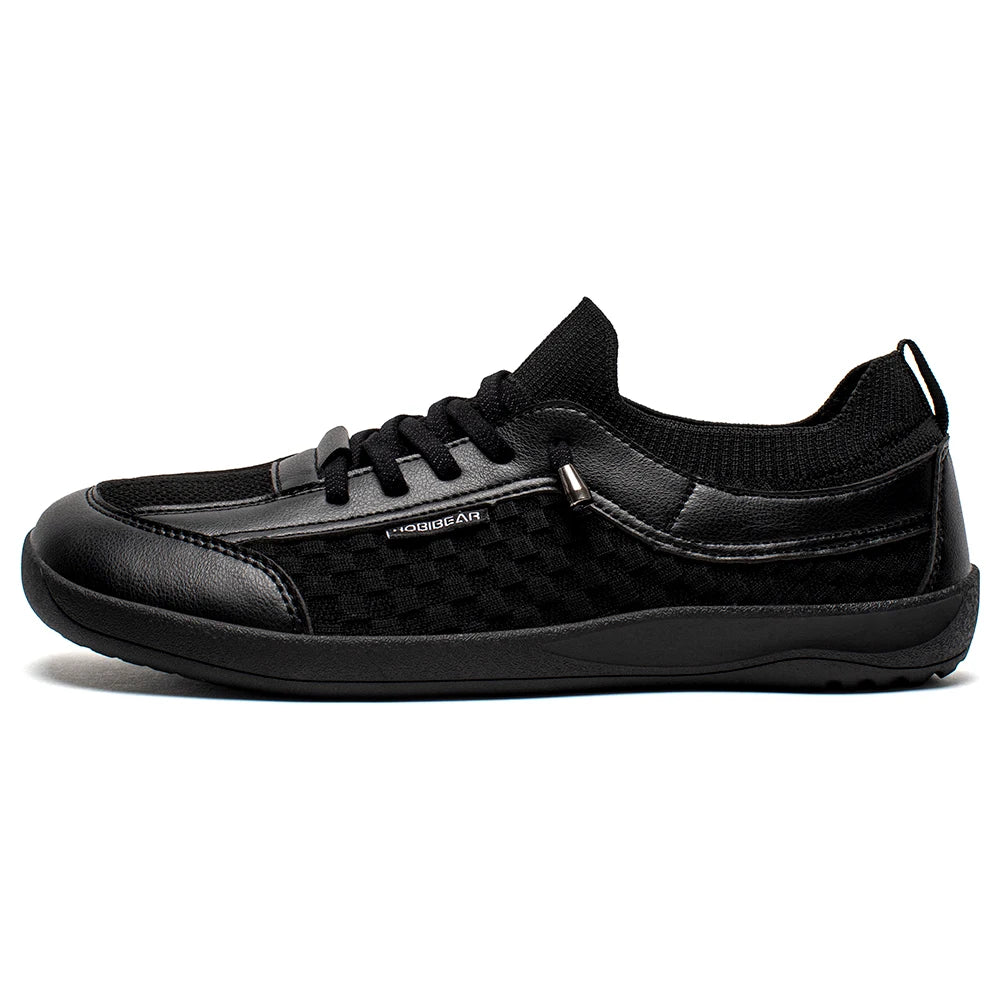 HOBIBEAR Men Barefoot Shoes Women Slip-On Wide Toe Walking Sneakers | Zero Drop Sole | Lightweight Breathable Minimalist Shoes