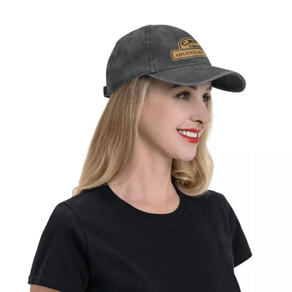 Retro Camel Trophy Racing baseballkasket til mænd og kvinder i distressed denim, snapback-kasket til udendørs brug om sommeren, ustruktureret blød kasket