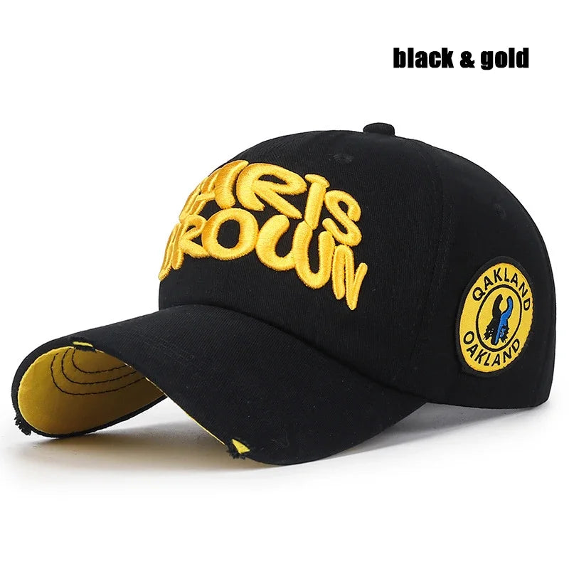 New Fashion Outdoor Sport Baseball Cap Unisex Men and Women Universal Letter Embroidery Adjustable Snapback Hat