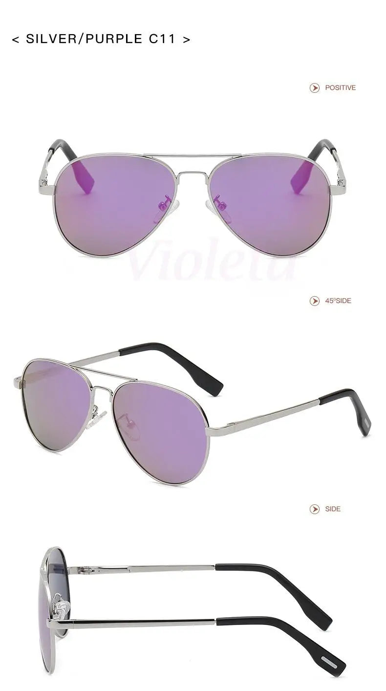 Punk Rock Polarized Sunglasses Color Film Sunglasses Han Edition Mirror Face Fashion Sun Glasses T1001