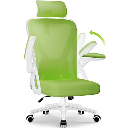 Office Chair Ergonomic Reclining 90°-135°,Desk chair with Lumbar Support,Computer chair Adjustable Headrest,living room chairs