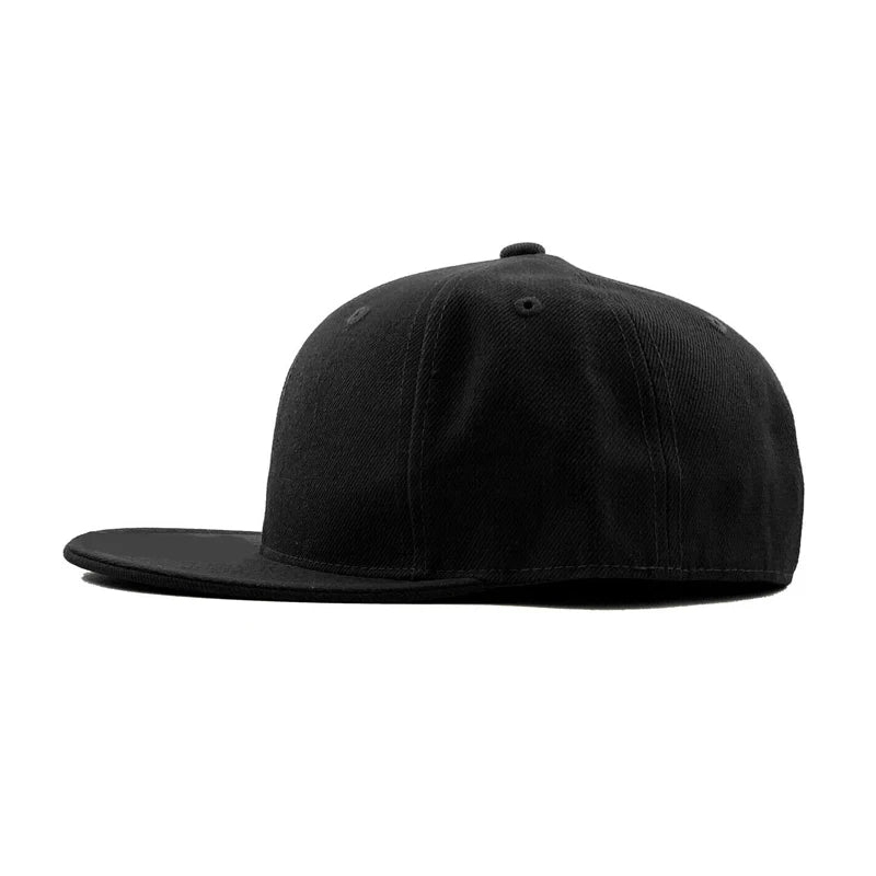 Full Closed Fitted Cap Hat New York Size Plus Large Trucker Men Bill Hip Hop Solid Baseball Snapback Blank Flat Visor Brim Era