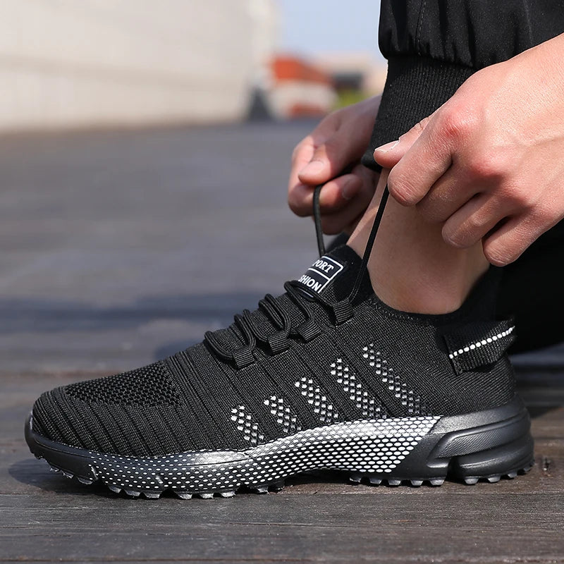 New Men's Breathable Casual Sports Shoes Summer Fashion Running Shoes 2025 Lightweight and Soft Casual Shoes Women's Sizes 36-46